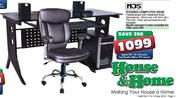 MJS Rhodes Computer Desk-Each