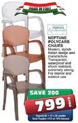 Neptune Polycarb Chairs-Each