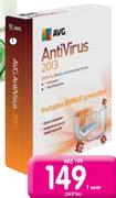 AVG Anti-Virus 2013 1 User
