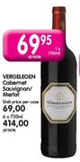 Vergelegen Cabernet/Sauvignon/Merlot-6x750ml