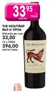 The Wolftrap Red Or White-750ml