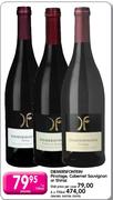 Diemersfontein Pinotage, Cabernet Sauvignon or Shiraz-750ml Each
