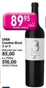 Spier Creative Block 3 Or 5-6x750ml