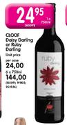 Cloof Daisy Darling Or Ruby Darling-6x750ml