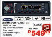 Jensen USB/MP3/CD Player 23x
