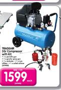 Tradeair 50L Compressor With Kit-Each