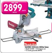 Makita 1650W 255mm Mitre Saw-Each