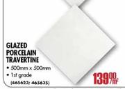 Glazed Por Celain Travertine Per Square Meter 