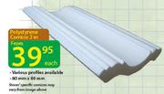 Polystyrene Cornice-2m Each
