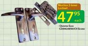 Mortice 2-Lever Lockset Each