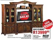 Park Lane 3 Piece Wall Unit