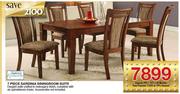 House & Home 7 Piece Sardinia Diningroom Suite