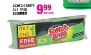 Scotch Brite Scourer-3+1 Free Per Pack
