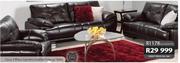 Coco 3 Piece Genuine Leather Lounge Suite 