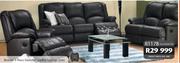 Brando 3 Piece Genuine Leather Lounge Suite 
