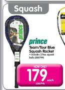 Prince Team/Tour Blue Squash Racket-Each