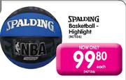 Spalding Basketball Highlight-Each