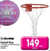 Dunlop Netball Ring-Each