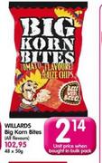 Willards Big Korn Bites-48 x 50g