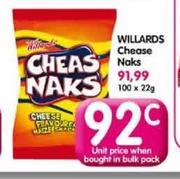 Willards Chease Naks-100 x 22g