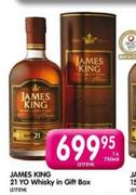 James King 21 Yo Whisky In Gift Box-750ml