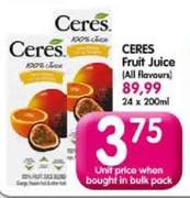Ceres Fruit Juice-24 x 200ml