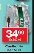 Castle Lite Beer NRB-6X340ml