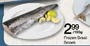 Frozen Braai Snoek-Per 100g