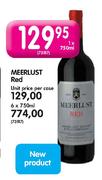 Meerlust Red-6X750ml