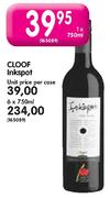 Cloof Inkspot-6X750ml