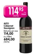 Alto Cabernet Sauvignon-1X750ml