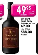 Boplaas Cape Ruby-1X750ml