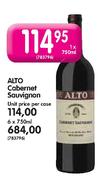 Alto Cabernet Sauvignon-6X750ml