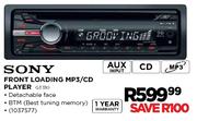 Sony Front Loading MP3/CD Player(GT310)