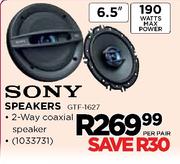 Sony Speakers-6.5"(GTF-1627)-Per Pair