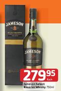 Jameson Select Reserve Whiskey-750ml Each
