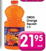 Oros Orange Squash 2.2L-Each 