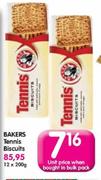  Bakers Tennis Biscuits-12x200g 