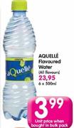 Aquelle Flavoured Water-500ml Each