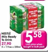 Nestle Milo Ready To Drink-250ml Each
