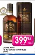 James King 15 Yo Whisky in Gift Tube -750ml