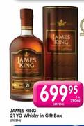 James King 21 Yo Whisky in Gift Box -750ml