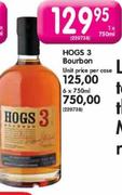 Hogs 3 Bourbon-1x750ml