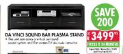 DA Vinci Sound Bar Plasma Stand