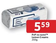 PnP No Name Lemon Creams 200Gm-Each