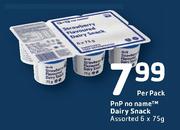 PnP No Name Dairy Snack-6X75Gm Per Pack