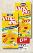 Ultramel UHT Vanilla Custard Or Zero Custard-1L Each