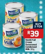Nestle Full Cream Sweetened Condensed Milk-3 x 385g