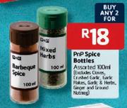 PnP Spice Bottles Assorted-2 x 100ml