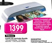 Fellowes Cosmic A3 Laminator Bundle